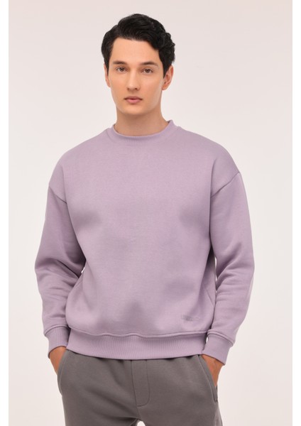 Mb Ros 16hs108 4pr Mor Erkek Sweatshirt