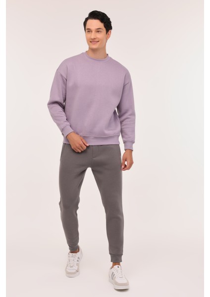 Mb Ros 16hs108 4pr Mor Erkek Sweatshirt