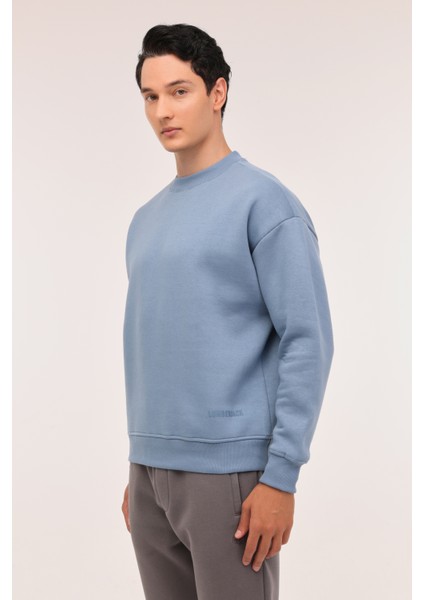 Mb Ros 16hs108 4pr Mavi Erkek Sweatshirt