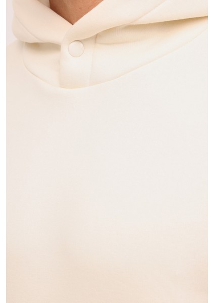 Mb Ros 17hs109 4pr Ekru Erkek Sweatshirt