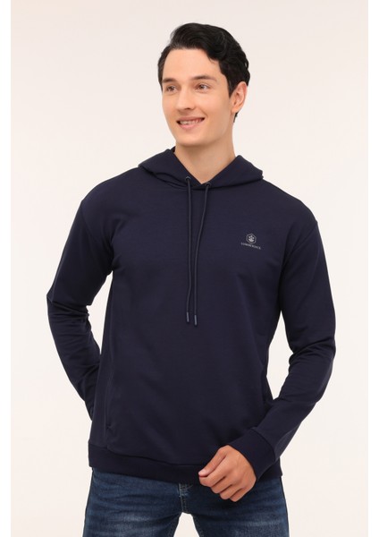 Mb Sn73 Hoodıe 4pr Lacivert Erkek Sweatshirt