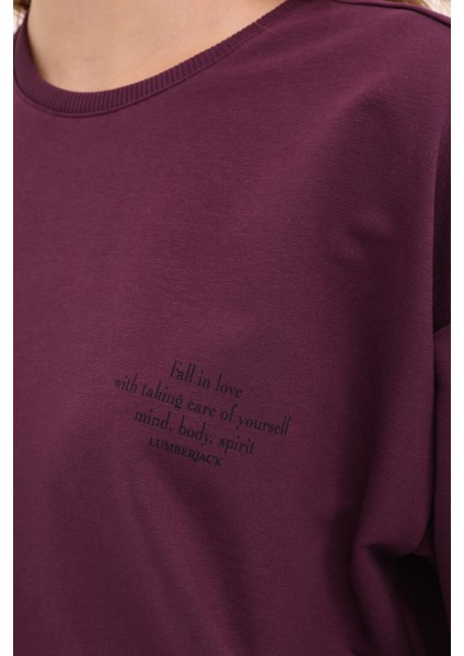 Wb Anna 16 4pr Koyu Mor Kadın Sweatshirt fırsatları