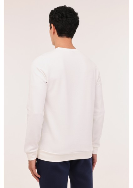 Ml Terry 16sd4013 4pr Ekru Erkek Sweatshirt