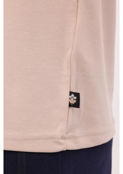 Ml Zeyn 15ıtl510 4pr Bej Erkek Uzun Kol T-Shirt