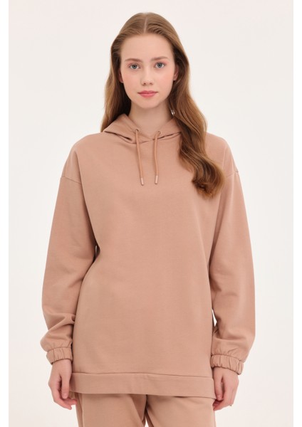 Wl Claudıa 17ms418 4pr Camel Kadın Sweatshirt