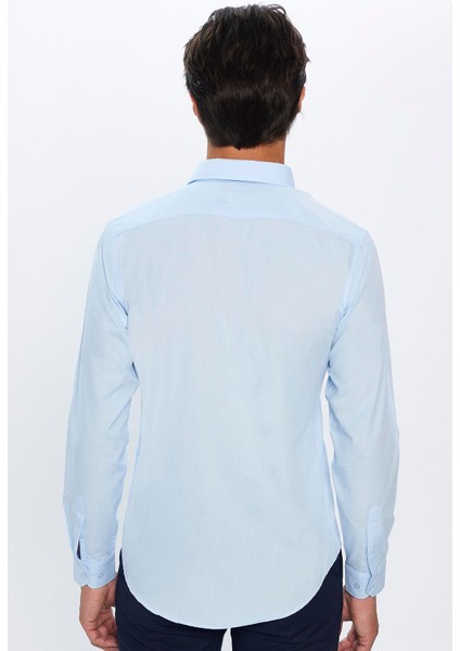 Slim Fit Dar Kesim Tery Cotton Erkek Gömlek indirimleri