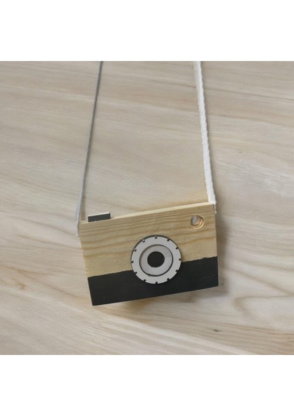 Ahşap Oyuncak Hediyelik Fotoğraf Makinesi Waldorf Oyuncak