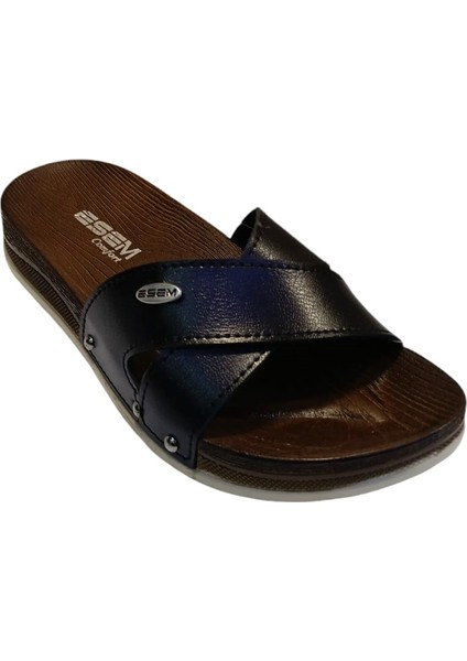 0309 Z 0001 Kadın Comfort Terlik Siyah