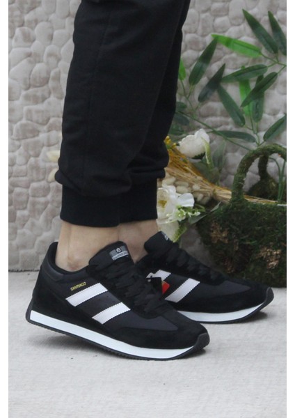 101 24985 Siyah Beyaz Orijinal Ürün Erkek Sneaker Ayakkabı