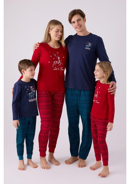 Yılbaşı Aile Pijama Takım, Kadın Erkek ve Çocuk Pijamalar Ayrı Ayrı Fiyatlandırılır fırsatları
