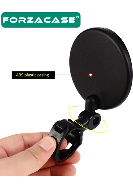 2 Adet Geniş Açılı Elektrikli Bisiklet Scooter Dikiz Aynası 8 cm Çap - FC619 fırsatları