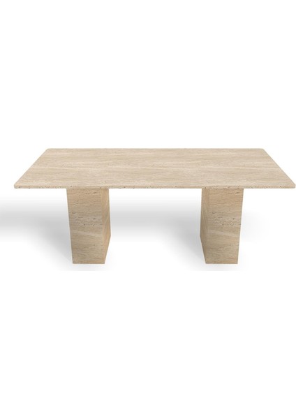 Traverten Yemek Masası Küçük ( 140x60 H75 )