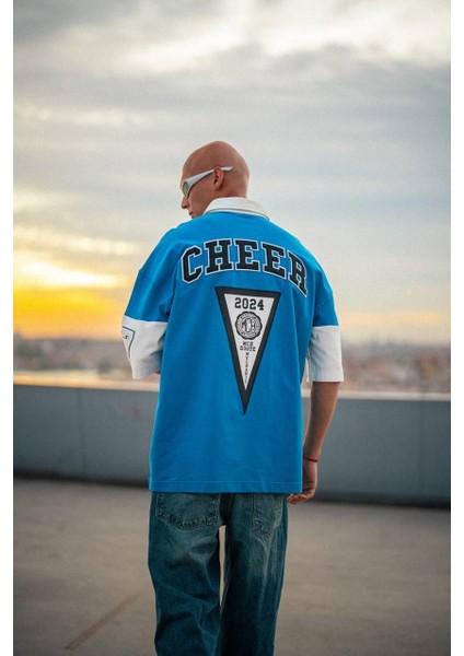 Cheer Oversize Polo Tişört