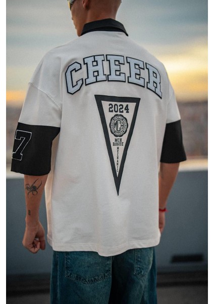 Cheer Oversize Polo Tişört