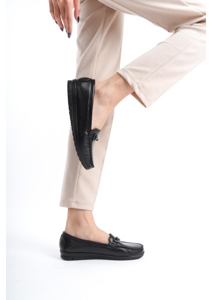 ARTI ARTI AYAKKABI ARTI-ARTI014-BB-501-T Deri Ortopedik Kadın Siyah Babet Ayakkabı fiyatları