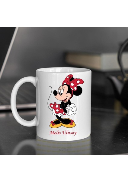 Kişiye Özel Minnie Mause Tasarımlı Kupa Bardak