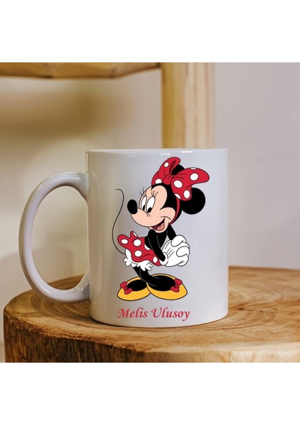 Kişiye Özel Minnie Mause Tasarımlı Kupa Bardak
