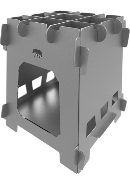 ® Inox™ 1mm Paslanmaz Galvaniz Çelik Su Geçirmez Çantalı Ateş Kutusu