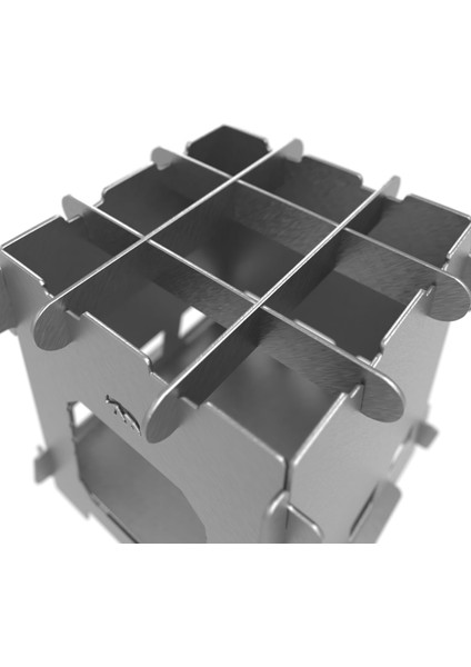 ® Inox™ 1mm Paslanmaz Galvaniz Çelik Su Geçirmez Çantalı Ateş Kutusu
