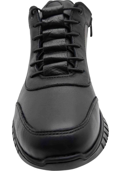 9400 Kadın Deri Ortopedik Tabanlı Günlük Ayakkabı - 9400 - Siyah - 37 modelleri