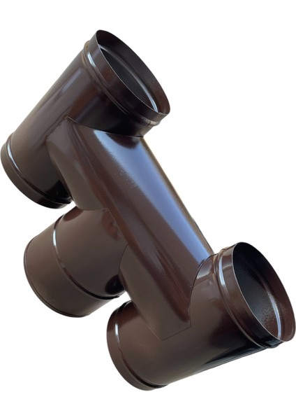 H Baca Borusu Kahverengi 13 cm Çapında Kalın Malzeme modelleri