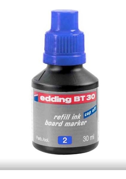 Çetiner Group Edding Tahta Kalem Mürekkep 30 ml Mavi 10'lu