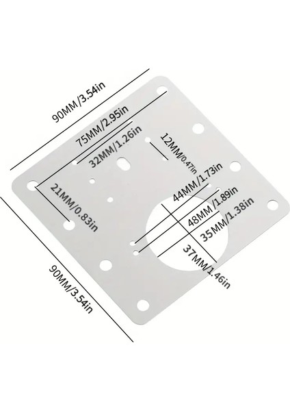Menteşe Onarım Plakası Paslanmaz Çelik modelleri