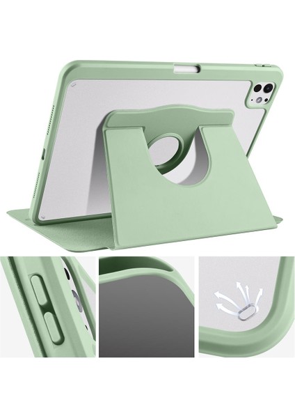 iPad Pro 13 M4 2024 Uyumlu Kapaklı Kılıf Kalem Bölmeli Dönebilen Yatay Dikey Standlı Akıllı Kapak fiyatları