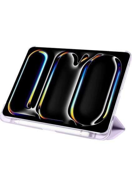 iPad Pro 11 2. 3. 4. Nesil Uyumlu Kapaklı Kılıf Kalem Bölmeli Standlı Smart Akıllı Kapak Uyku Modlu