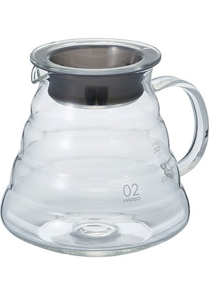 V60 02 Cam Kahve Servis Sürahisi (600 Ml)