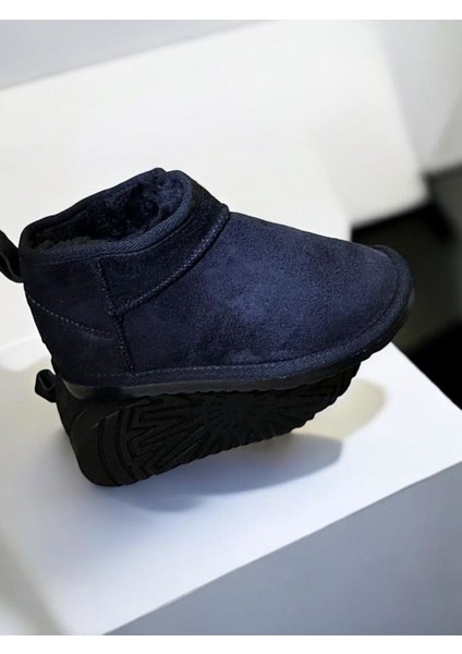 Inantaş Çocuk Siyah Ultra Mini Içi Yünlü Bot Unisex Çocuk Çizme