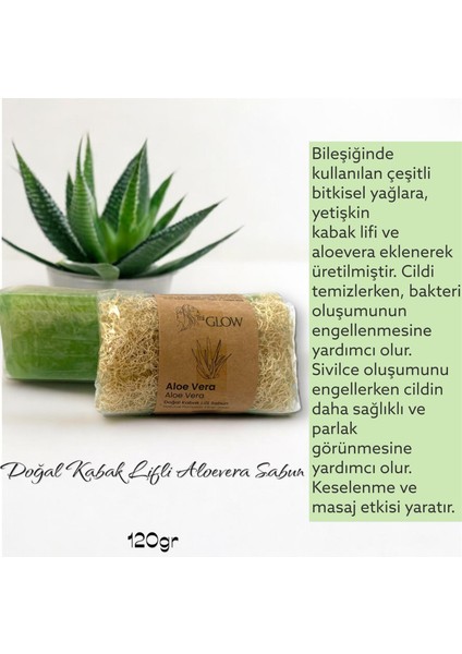 Kabak Lifli Aloevera Özlü Sabun