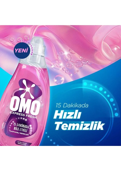 Express Fresh Capcanlı Renkler Renkli & Siyahlar Sıvı Çamaşır Deterjanı 1480 ml x 3 Adet