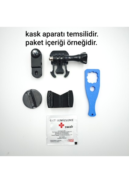 3D Part Works Agv K6/K6S Kask hariç sadece aksiyon kamera çene aparatı chin mount