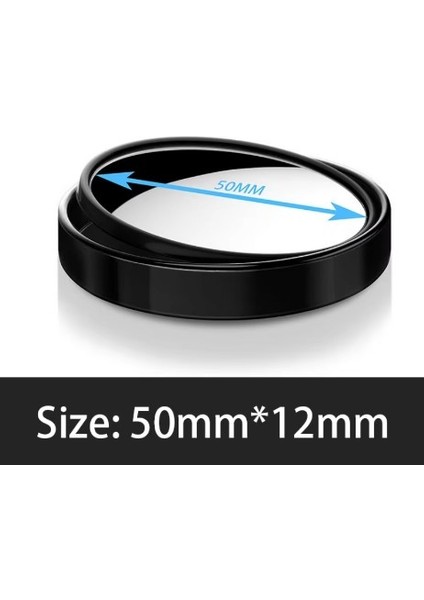 Kör Nokta Aynası Takım Ayarlanabilir Yuvarlak 50MM Siyah Ikili Set indirimleri