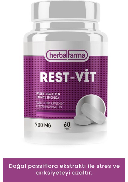 Restvit Pasiflora Tablet