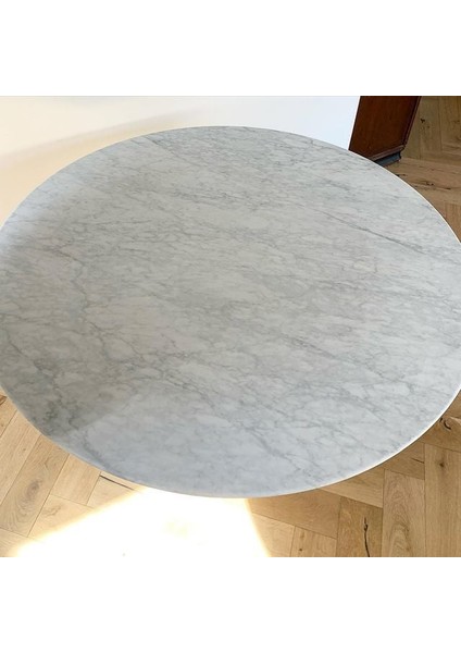 Carrara Blok Yemek Masası 100 Çap