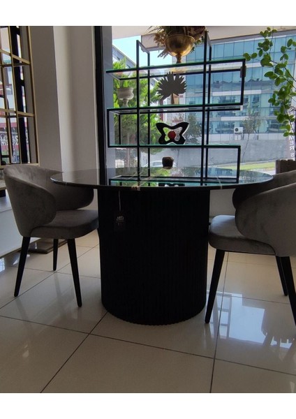 Sahara Noir Yemek Masası 100 Çap fiyatları
