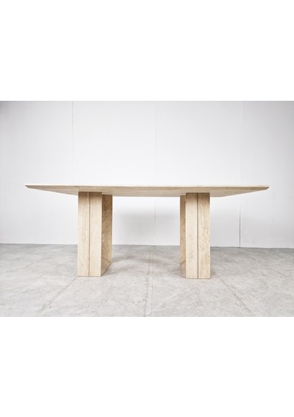 Traverten Yemek Masası 200x100