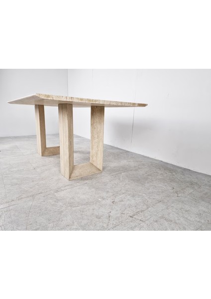 Traverten Yemek Masası 200x100 modelleri