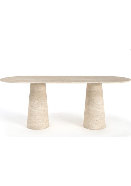 Traverten Yemek Masası 180x90