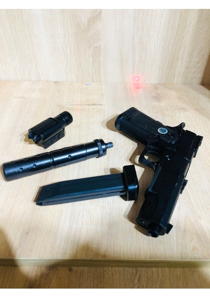 Boncuklu Lazerli Silah Airsoft Gun 007