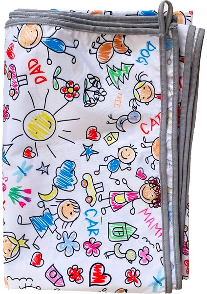 Family Su Geçirmez, Yer/masa Örtüsü, Aktivite, Yemek ve Oyun Için, Doğa Dostu ve Çevreci, Ekoteks Sertifikalı, Family (150X180)