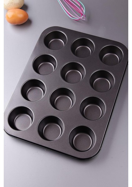 Casa - 12 Li Teflon Kek Kalıbı