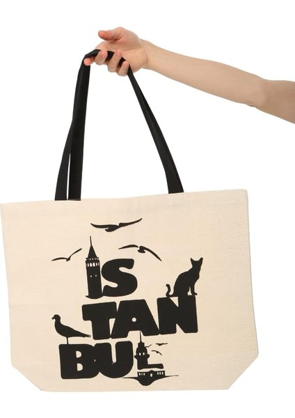 Baskılı Kanvas Bez Çanta