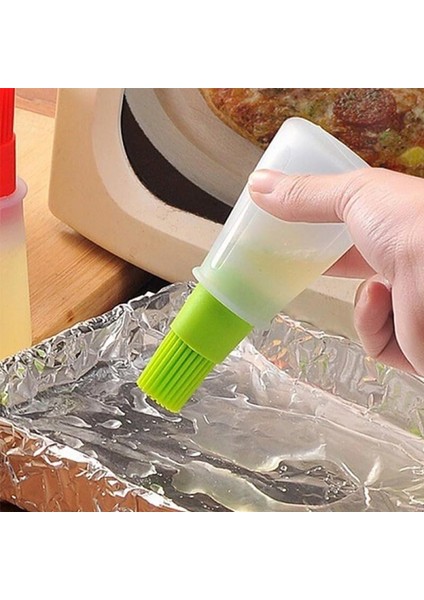 Silikon Hazneli Yağ ve Yumurta Fırçası