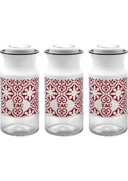 Vera 3 Prç Baharatlik Orta Beyaz/kirmizi