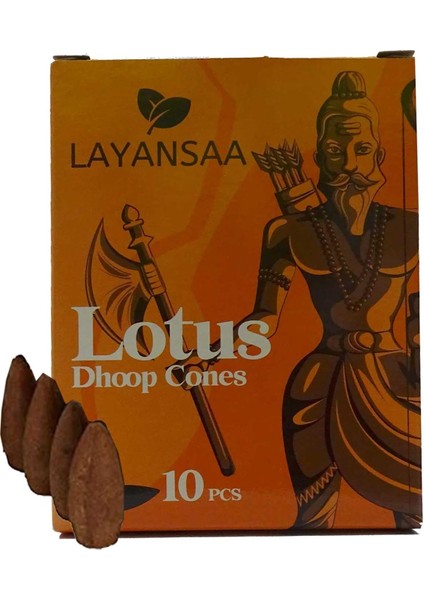 Hd Lotus Çiçeği Aromalı Kokulu Backflow Lotus Geri Akış Şelale Tütsü Konik 10 Adet Tütsü