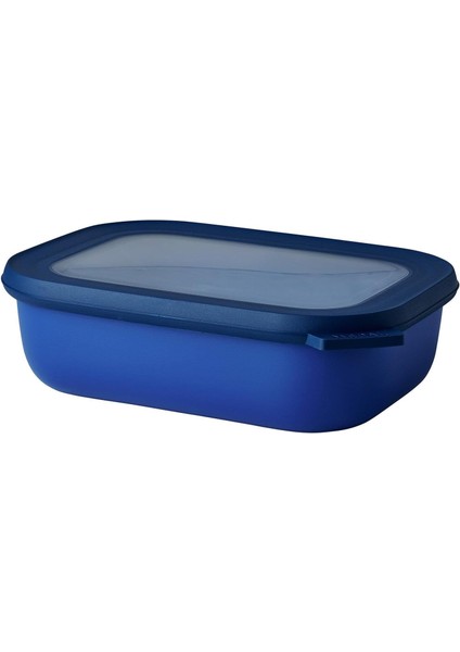 Bowl Cirqula Dikdörtgen 1000 ml - Canlı Mavi