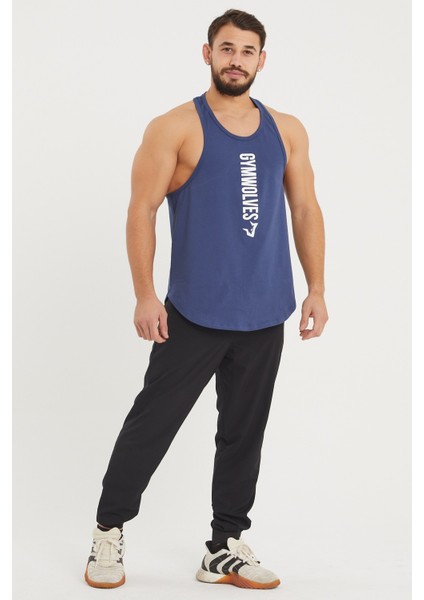 Spor Atleti | Stringer | Workout Tanktop | Indigo | Comfortable Serisi